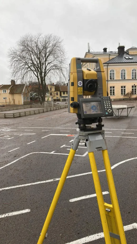 inmätning totalstation - Mätprisma