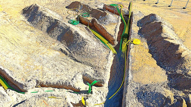 Kabelschakt i ledningsschakt