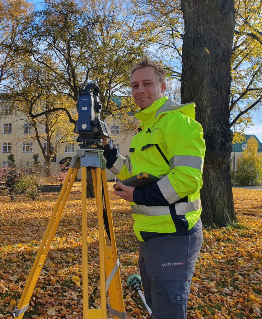 Utsättare vid finutsättning